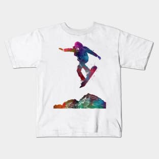 Ski sport art #ski #sport Kids T-Shirt